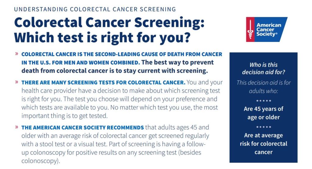 colorectal cancer screening